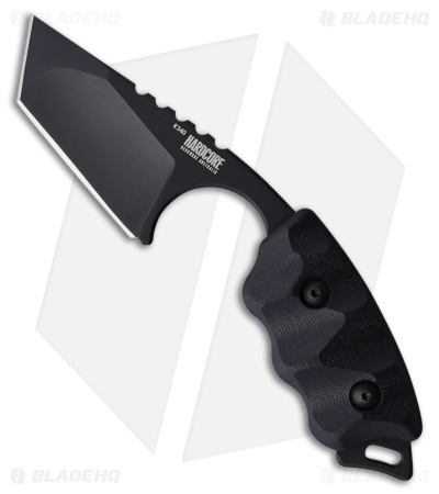 Hardcore Hardware Australia LFK-04 Fixed Blade Knife Black G-10 (2.75" Black)