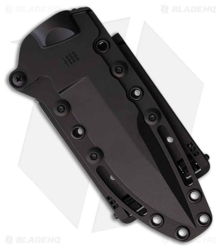 Halfbreed Blades MIK-03 Gen-2 Medium Infantry Knife Black G-10 (5.3" Black Serr)