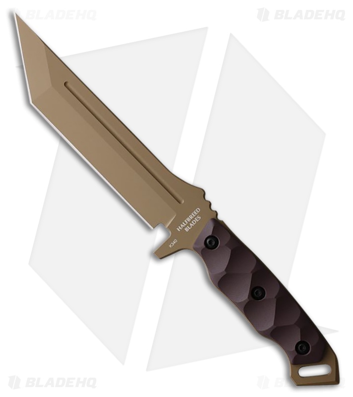 Halfbreed Blades MIK-05 Medium Infantry Knife Dark Earth G-10 (6.7" Dark Earth)