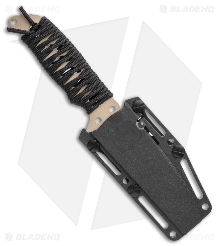 HK Fray Tanto Fixed Blade Knife Black Rubber (4.25" FDE) 55243