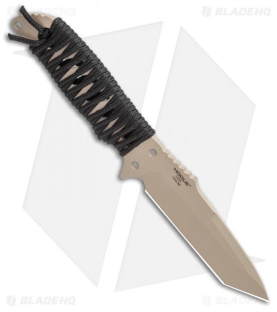 HK Fray Tanto Fixed Blade Knife Black Rubber (4.25" FDE) 55243