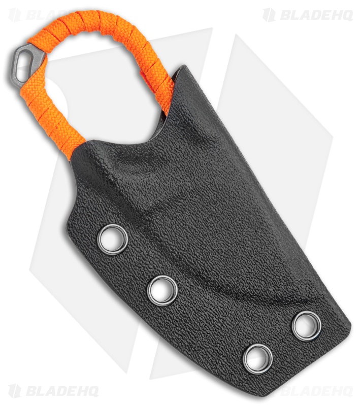 Jake Hoback Jeremiah Johnson Fixed Blade Knife Orange Cord Wrap (2" Stonewash)