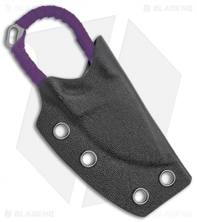 Jake Hoback Jeremiah Johnson Fixed Blade Knife Purple Cord Wrap (2" Stonewash)
