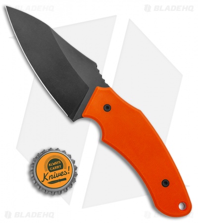 Jake Hoback Shepherd Fixed Blade Knife Orange G-10 (3.25" SW)