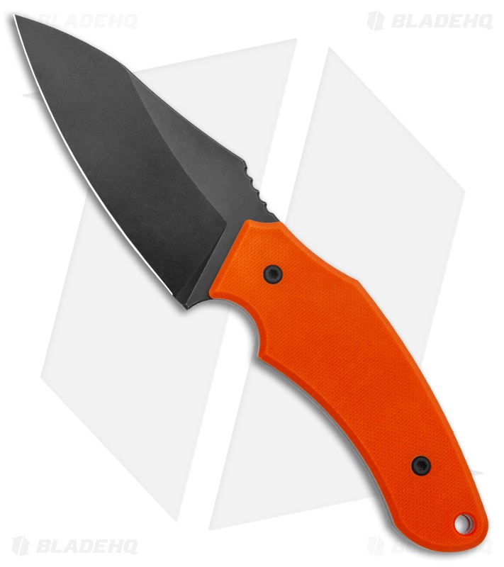 Jake Hoback Shepherd Fixed Blade Knife Orange G-10 (3.25" SW)