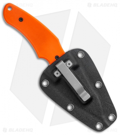 Jake Hoback Shepherd Fixed Blade Knife Orange G-10 (3.25" SW)