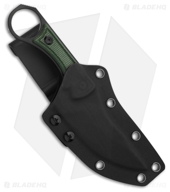 Kansept Niko Fixed Blade Knife Green Micarta G004A2