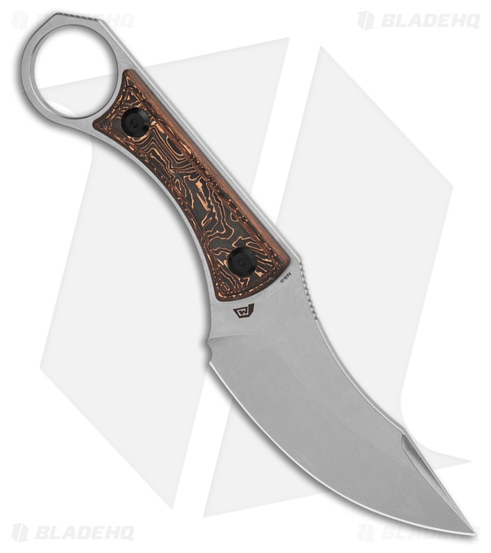 NICO⭐︎ KANSEPT Niko Fixed Knife Shred Carbon Fiber Handle (3.54''D2