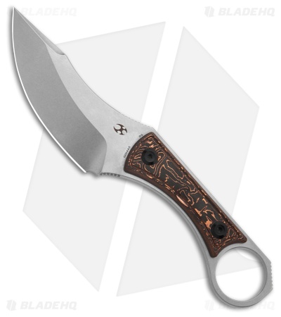 NICO⭐︎ KANSEPT Niko Fixed Knife Bronzed Anodized Titanium with Frag