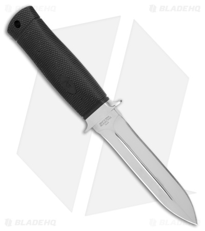 Katz Knives Avenger Boot Fixed Blade Knife Black Kraton (4.5" Satin)