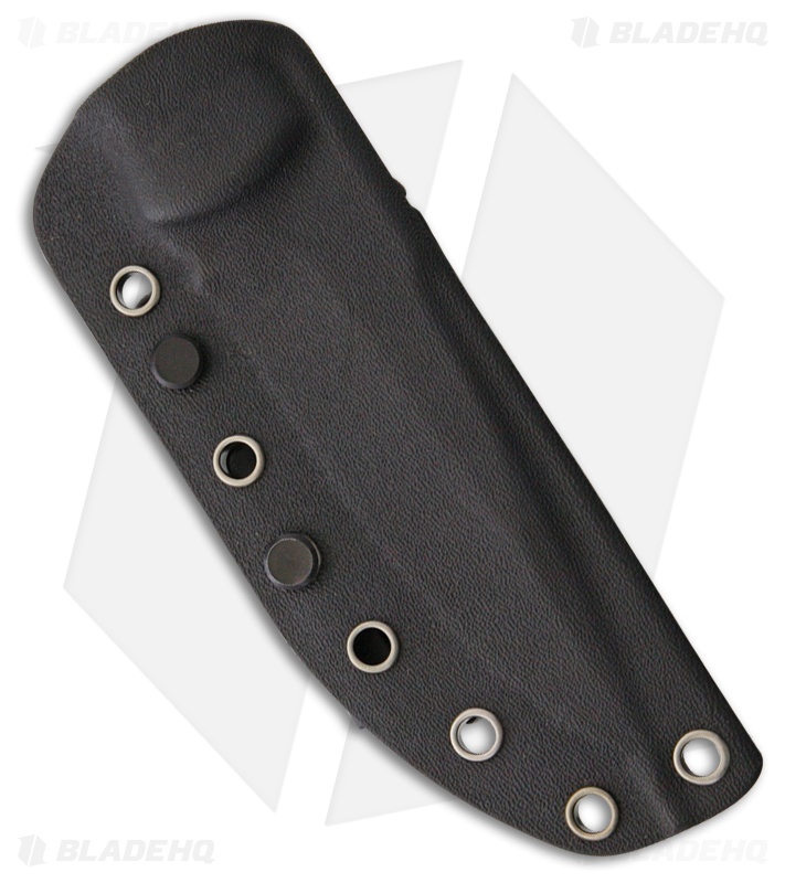 MARSER Kampfer 11 Fixed Blade Knife Black G-10 (4.5" Black Stonewash)