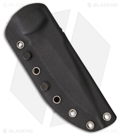 MARSER Kampfer 11 Fixed Blade Knife Black G-10 (4.5" Black Stonewash)