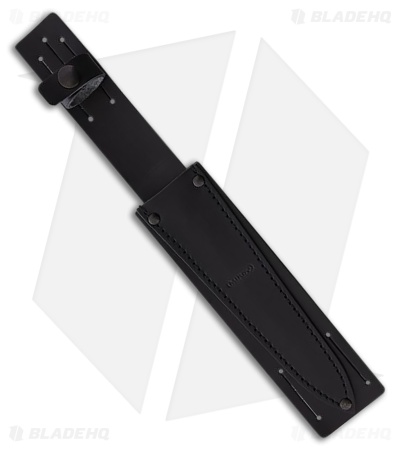 Mikov Commando Dagger Fixed Blade Knife Black Metal (6.5" Black)
