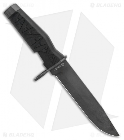 Maserin Myrmillo Fixed Blade Bayonet Knife (6.8" Black) 960B