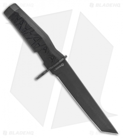 Maserin Myrmillo Tanto Fixed Blade Bayonet Knife (6.8" Black) 961B