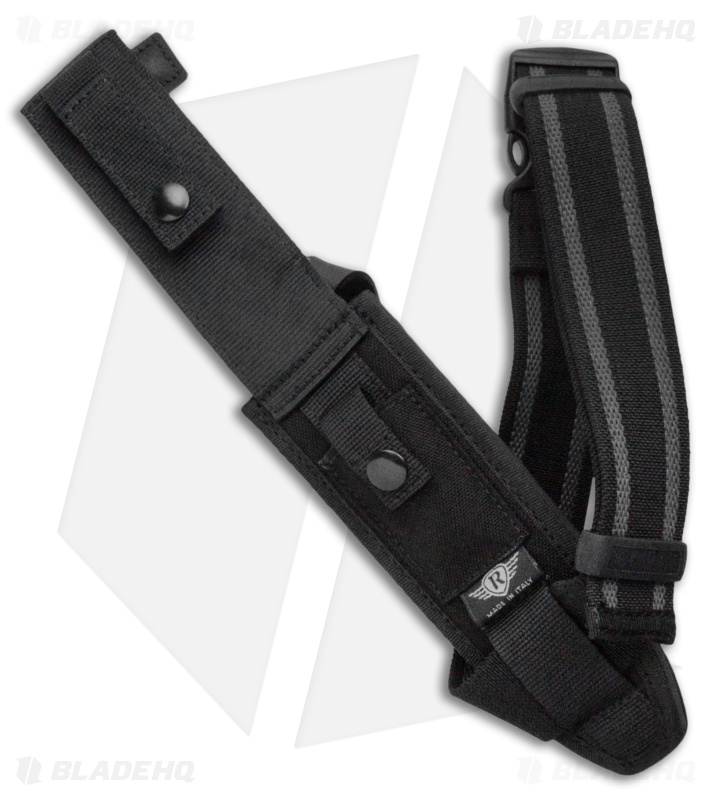 Maserin Myrmillo Tanto Fixed Blade Knife (6.8" Black) 961
