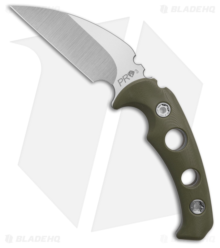 Medford Fighting Utility Knife FUK OD Green (3.75" Tumbled) MKT