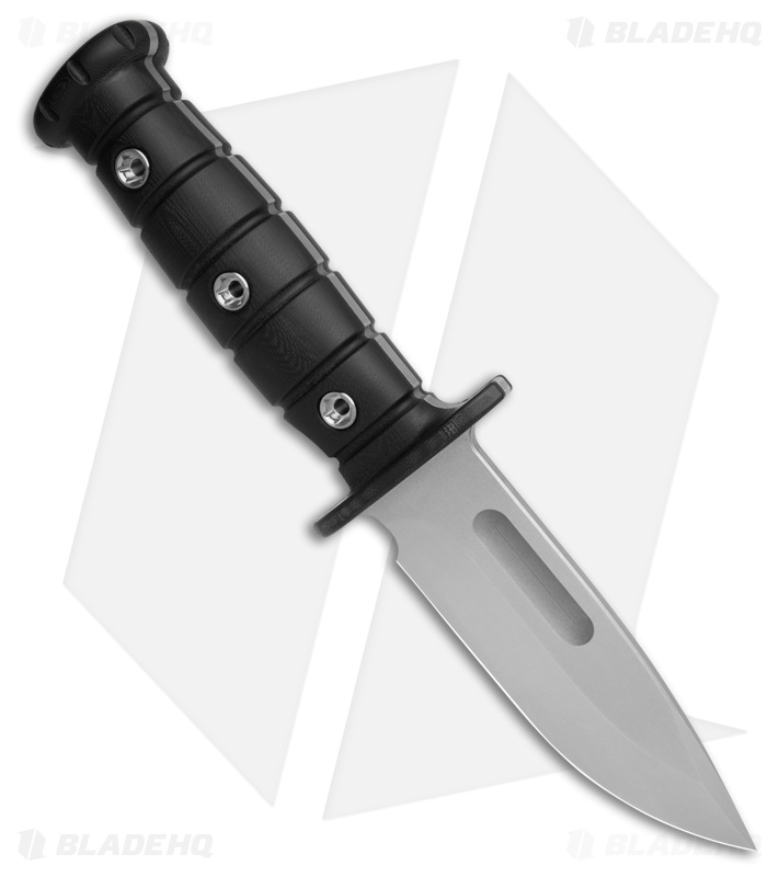 Medford Luke Airman Fixed Blade Black G10 (4.90" Stonewash)