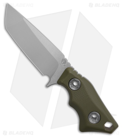Medford Micro Tanto Fixed Blade Knife OD Green G10 (2.90" Stonewash)