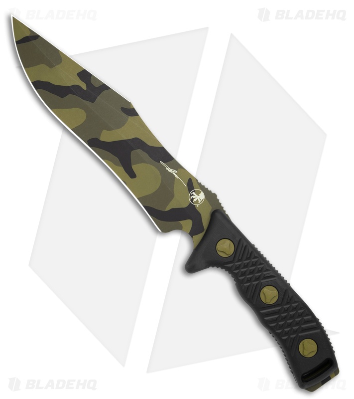 Microtech Arbiter Fixed Blade Knife Black G10 - Blade HQ