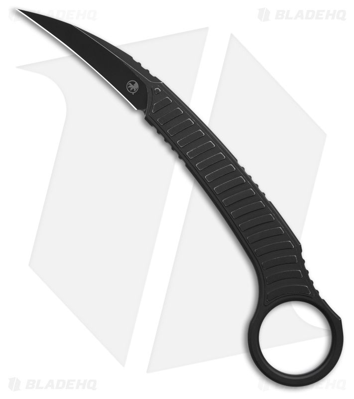 Microtech Signature Series Feather Karambit Fixed Blade Knife (2.25" Black)