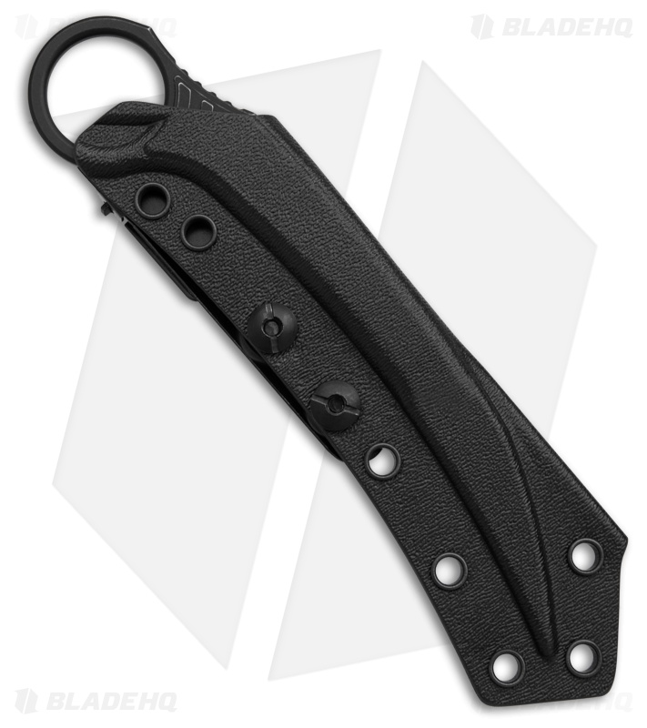 Microtech Signature Series Feather Karambit Fixed Blade Knife (2.25" Black)