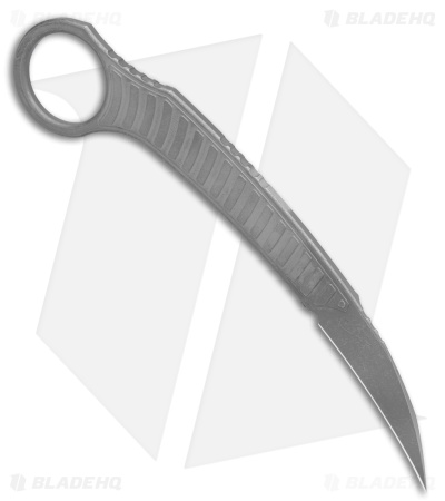Microtech Signature Series Feather Karambit Fixed Blade Knife (2.25" Apoc SW)
