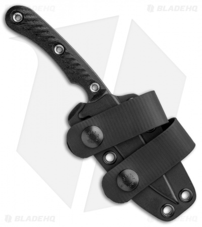 RMJ Tactical Sparrow Fixed Blade Knife Black G-10 (3" Gray Cerakote)
