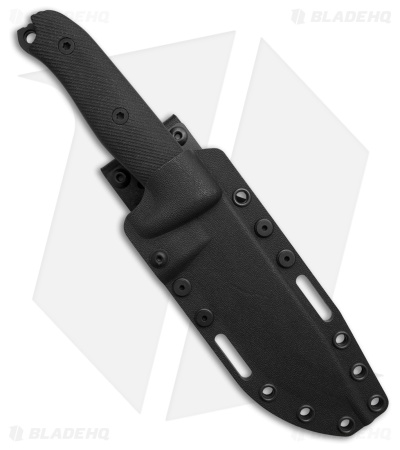 Reiff Knives Vicon Fixed Blade Knife Black Canvas Micarta (5.1" Black)