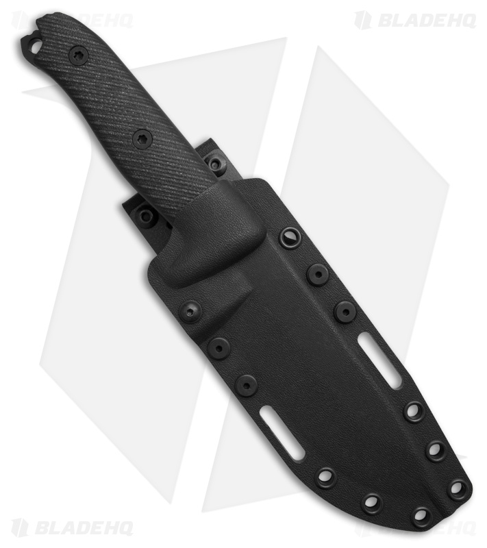 Reiff Knives Vicon Fixed Blade Knife Black G-10 (5.1" Black)