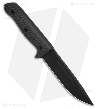Reiff Knives Vicon Fixed Blade Knife Black G-10 (5.1" Black)