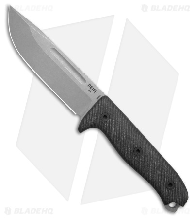 Reiff Knives Vicon Fixed Blade Knife Black G-10 (5.1" SW)