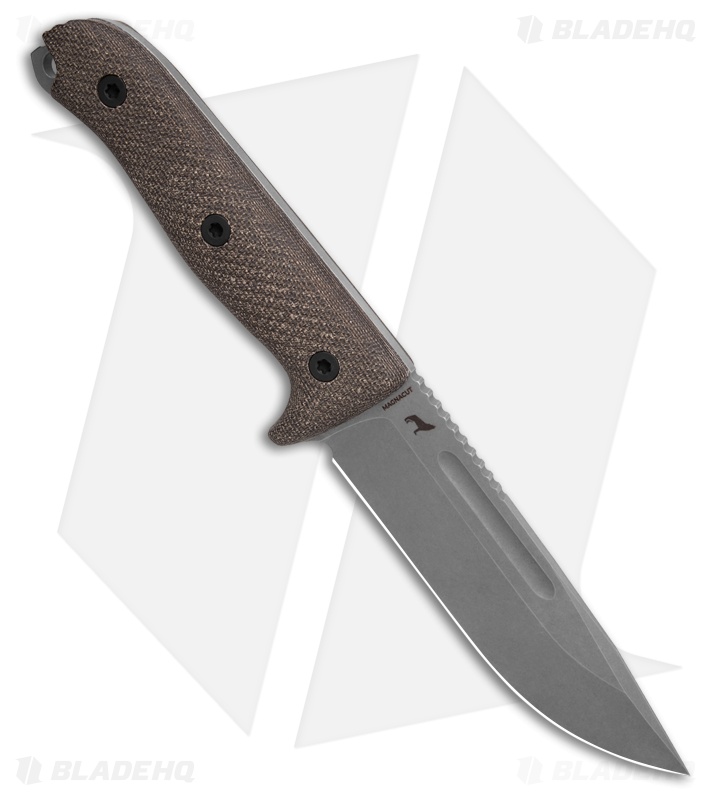 Reiff Knives Vicon Fixed Blade Knife Green Canvas Micarta (5.1" SW)