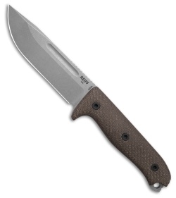 Reiff Knives Vicon Fixed Blade Knife Green Canvas Micarta (5.1" SW)