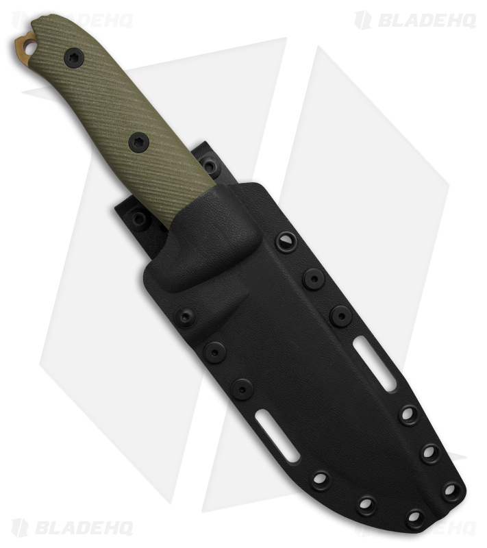 Reiff Knives Vicon Fixed Blade Knife OD Green G-10