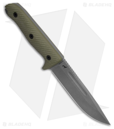 Reiff Knives Vicon Fixed Blade Knife OD Green G-10 (5.1" SW)