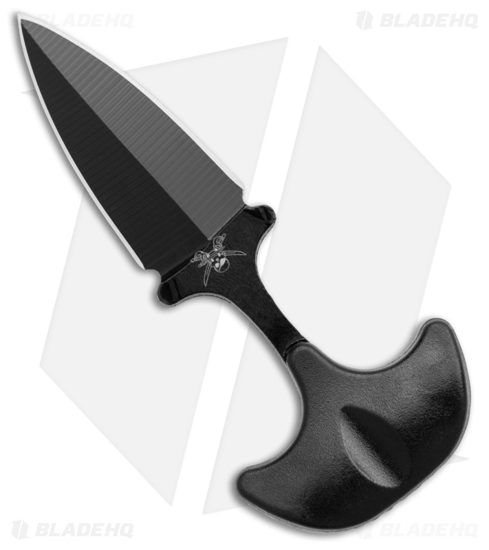 Skallywag Tactical Key Dagger Fixed Blade Black Polymer (1.50" Black)