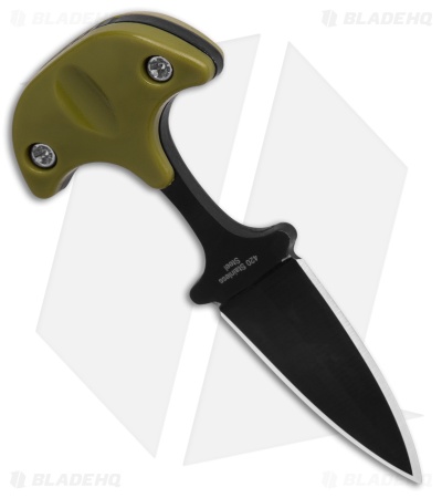 Skallywag Tactical Key Dagger Fixed Blade Olive Drab Polymer (1.50" Black) 