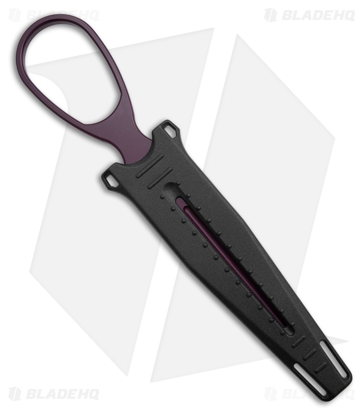 Skallywag Tactical Knives D2 Dagger Fixed Blade Knife Purple (3.75" Purple)