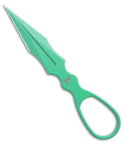 Skallywag Tactical Knives D2 Dagger Fixed Blade Knife Teal (3.75" Teal)