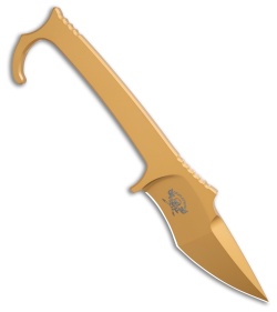 Skallywag Tactical MDV Plus One Fixed Blade Knife Gold (3.25" Gold)