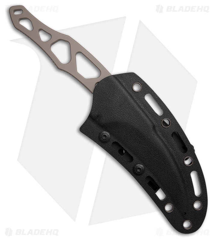 Skallywag Tactical Peg Leg Fixed Blade Knife FDE Stainless Steel (4.00" FDE)