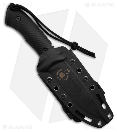 Spartan Linden Fixed Blade Knife Black G-10 (5.00" Black) SBEU2BKKYBK