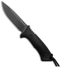 Spartan Linden Fixed Blade Knife Black G-10 (5.00" Black) SBEU2BKKYBK
