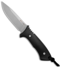 Spartan Linden Fixed Blade Knife Black G-10 (5.00" Stonewash) SBEU2SWKYBK
