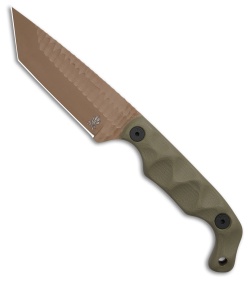 Stroup Knives Bravo 5 Fixed Blade Brown Rosewood (3.75