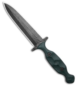 Stroup Knives Green Beret Foundation Heritage Dagger Green G-10 (5&quot; Acid Wash) | 230993