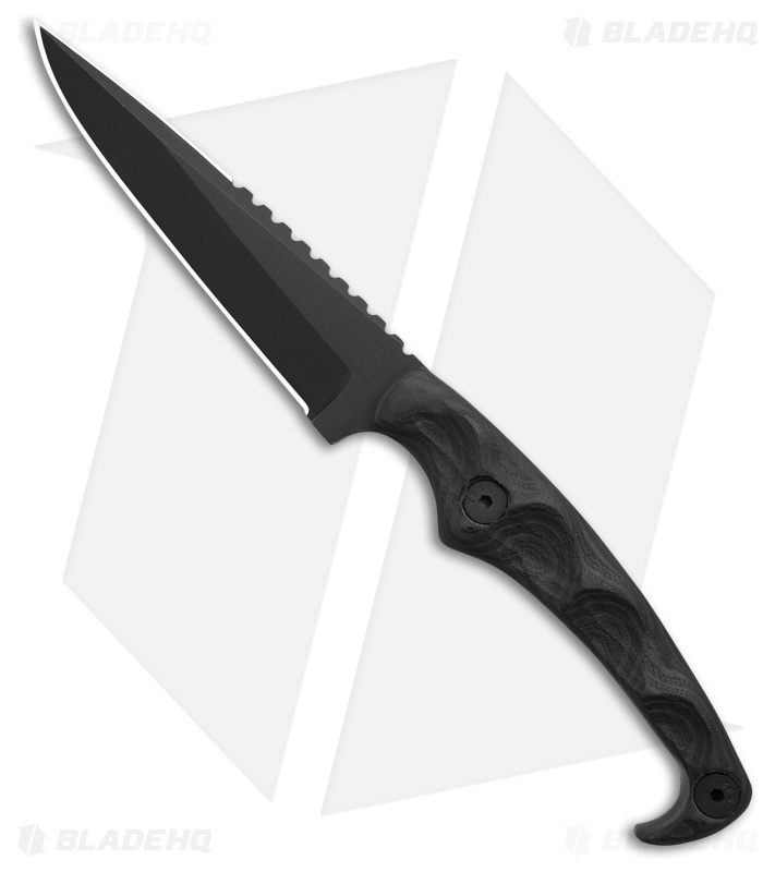 Stroup Knives MK2 Fixed Blade Knife Black G-10