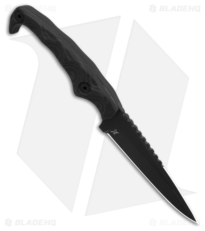 Stroup Knives MK2 Fixed Blade Knife Black G-10