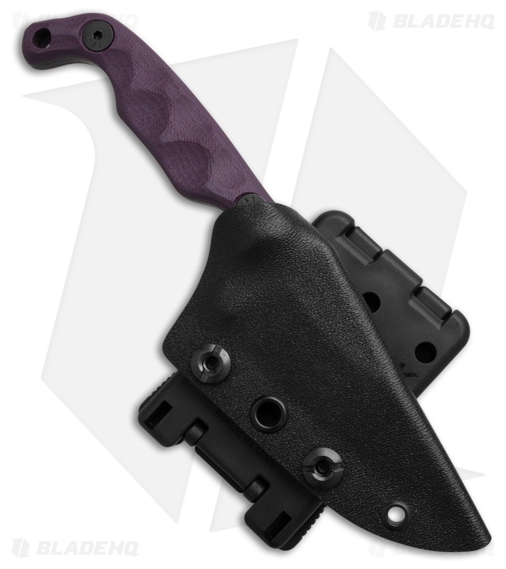 Stroup Knives Mini 1 Fixed Blade Purple G-10 (3.00